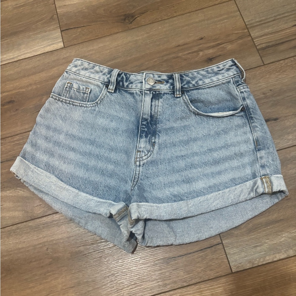 PacSun Blue Jean Shorts with Rolled Hem